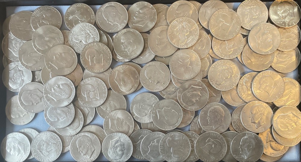100 Eisenhower Dollars Circulated