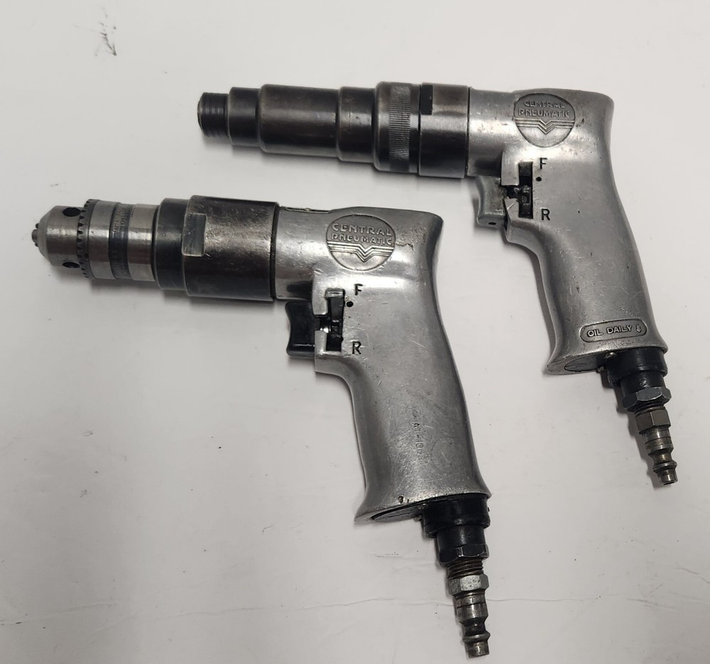 2 Central Pneumatic Air Drills Untested