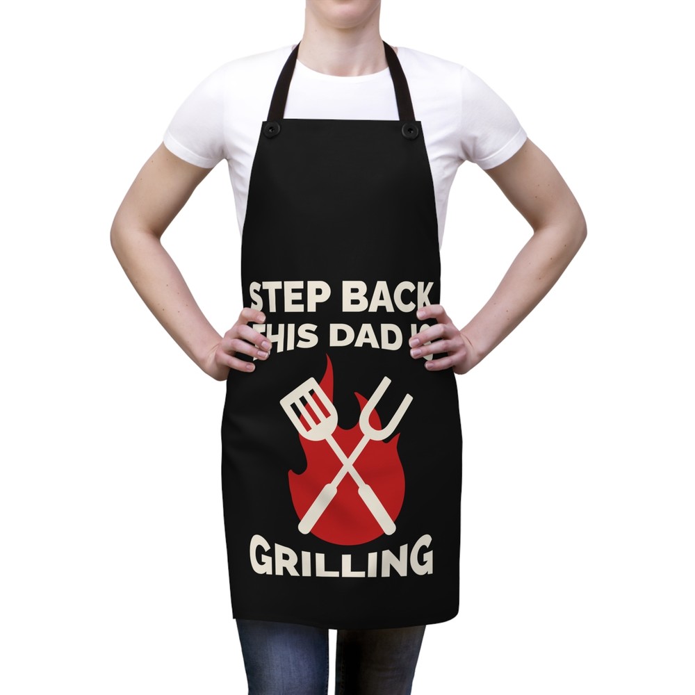 Funny Dad Grill Gift Apron (AOP)