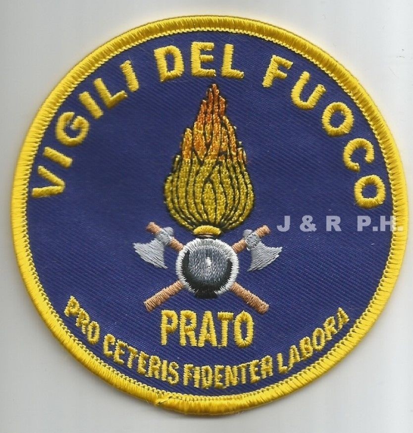 Prato - Vigil Del Fuoco  (3.5" round size) fire patch