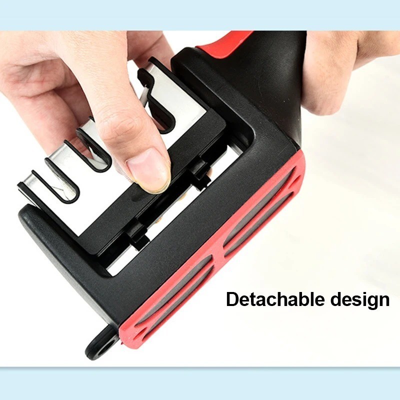 Knife Sharpener Professional Ceramic Tungsten Kitchen Sharpening System 4 Stage