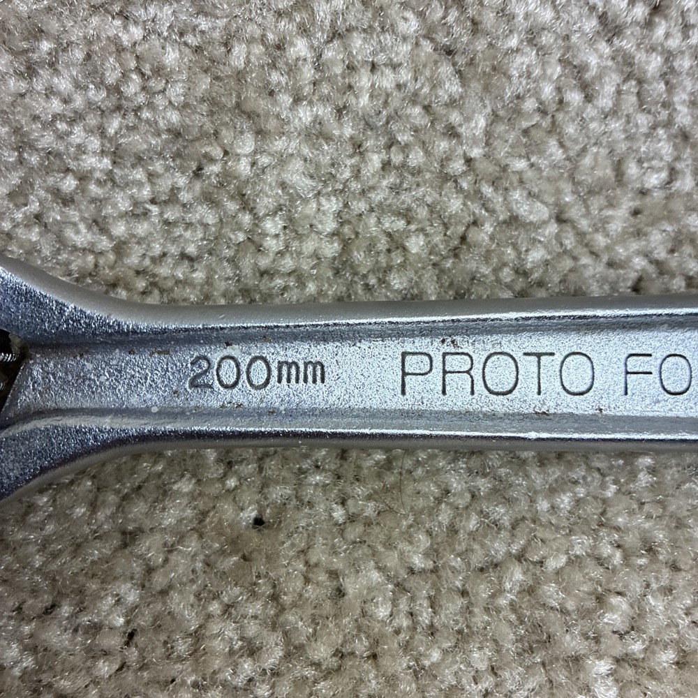 PROTO Professional 6” & 8” Adjustable Wrench Set Good Condition