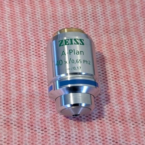 Zeiss Microscope Objective A-Plan 40x Ph2 ∞/0.17 Phase Contrast