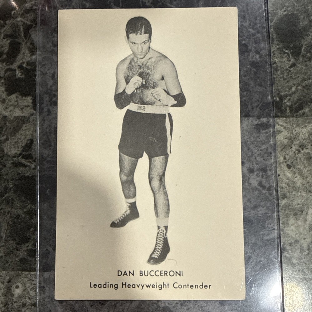 Dan Bucceroni OLD BOXING Advertisement