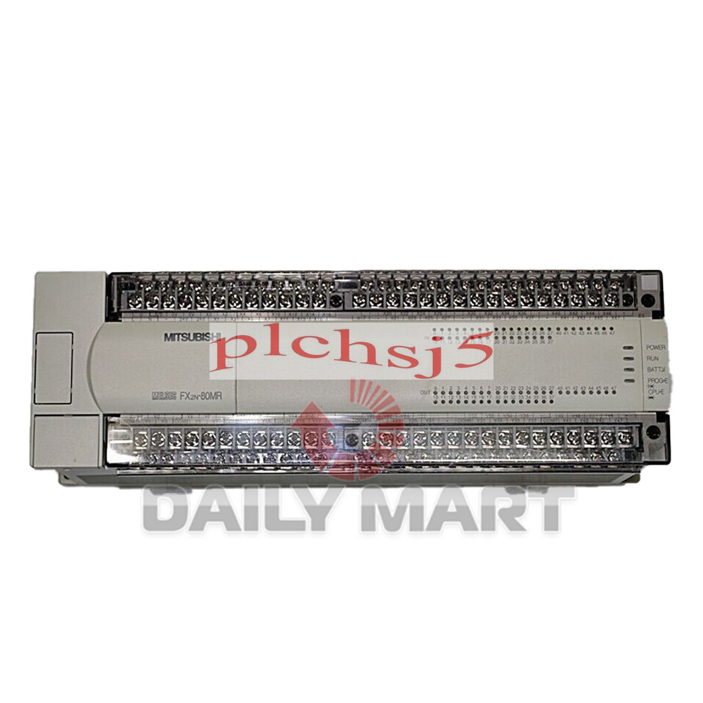 New In Box MITSUBISHI FX2N-80MR-001 Programmable Logic Controller