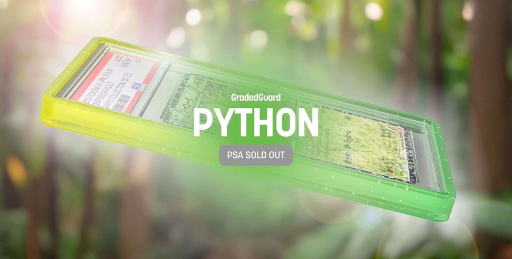 GradedGuard PSA Graded Card Case Guard Protector PYTHON Limited Edition