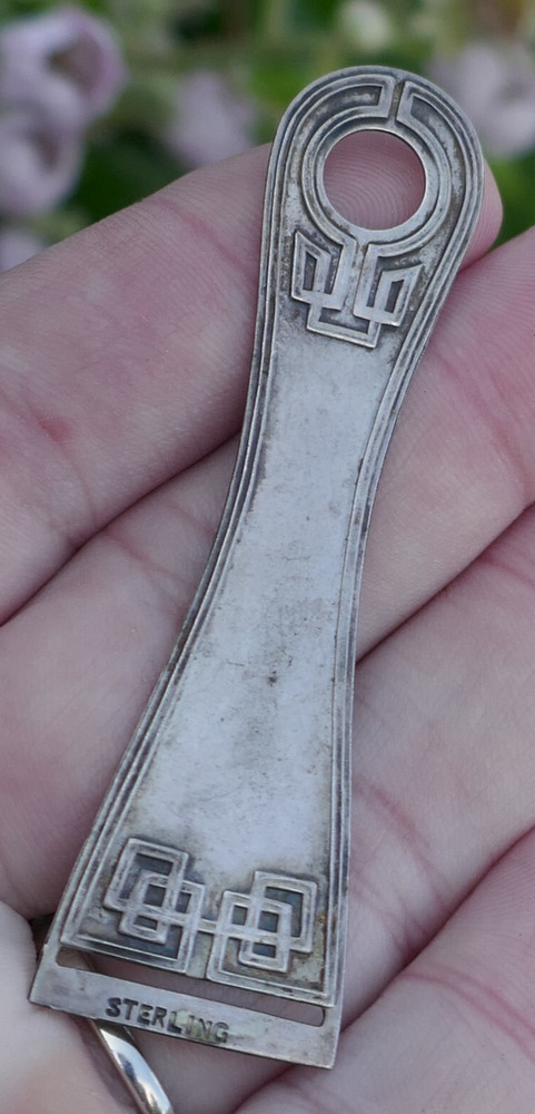 Antique Sterling Silver Ribbon Threader