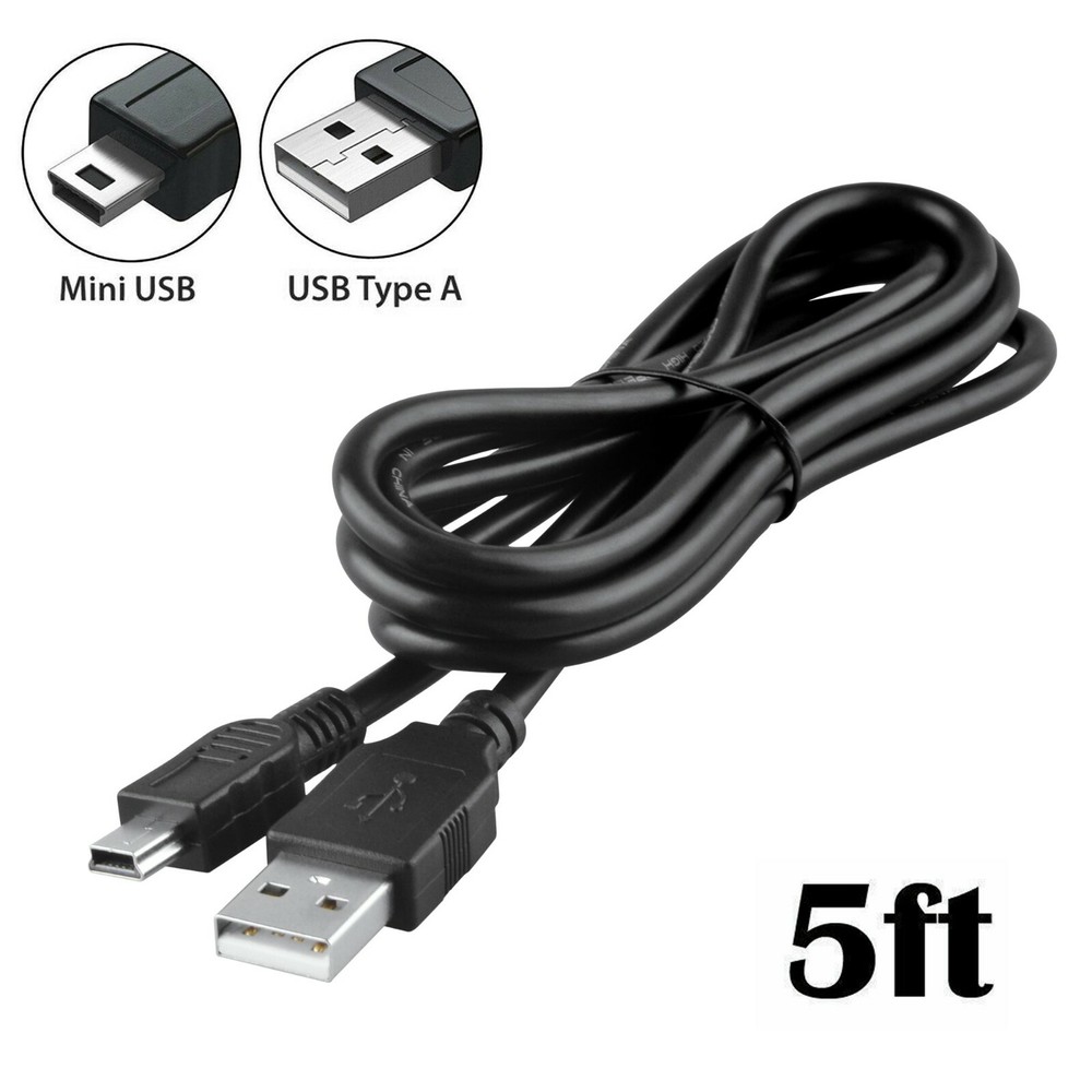 Fite ON 5ft Mini USB PC/Computer Data Cable for TOMTOM GPS Navigator One Ease