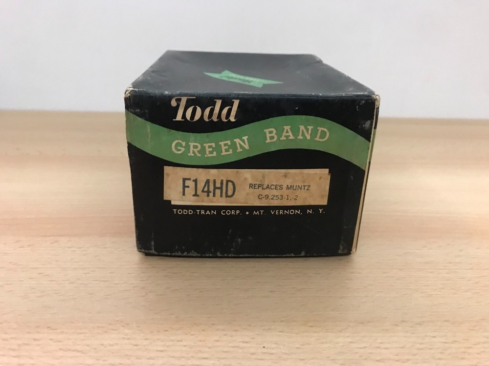 Todd F14HD Horizontal Output Flyback Transformer - NOS