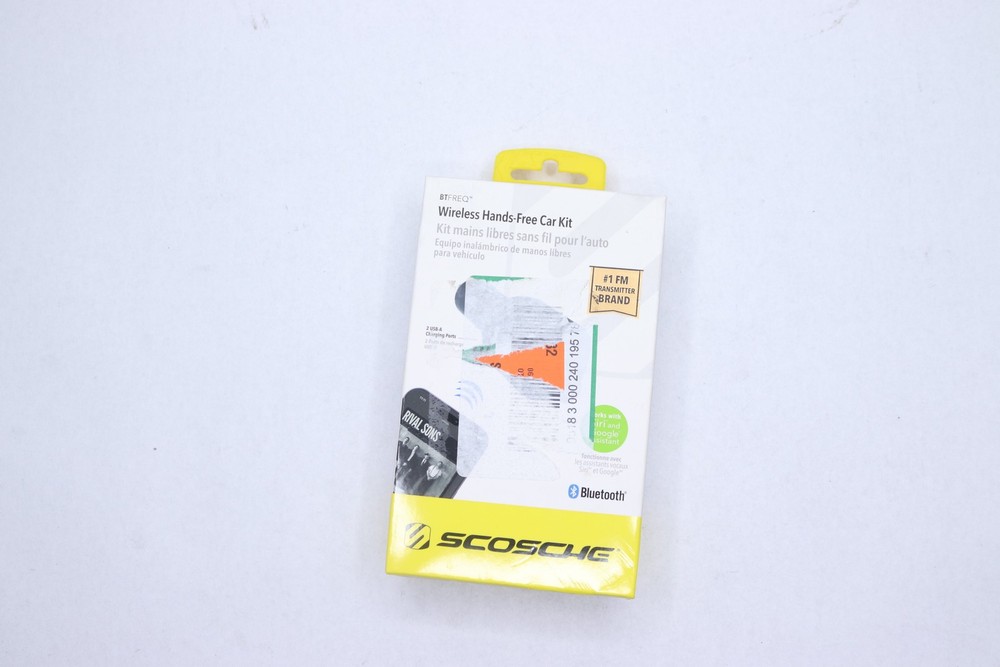 Scosche TM Wireless HandsFree Car Kit with FM Transmitter BTFM4PD