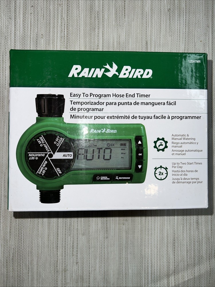 Rain Bird Professional Grade Electronic Digital Hose End Timer Model 1ZEHTMR