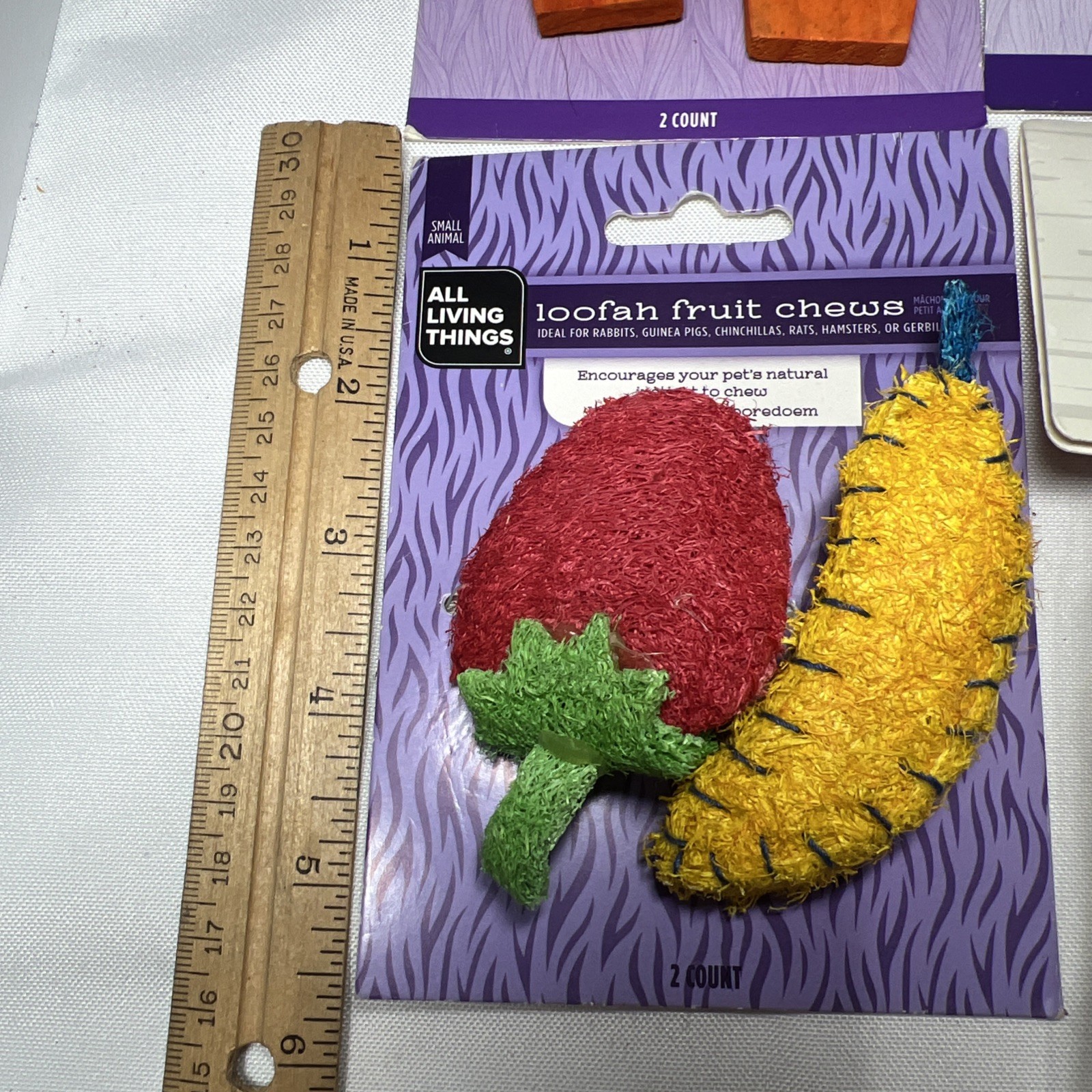 New 12 Pack Hamster Chew Toys Gerbil Rat Guinea Pig Chinchilla Chew Toys Accesso