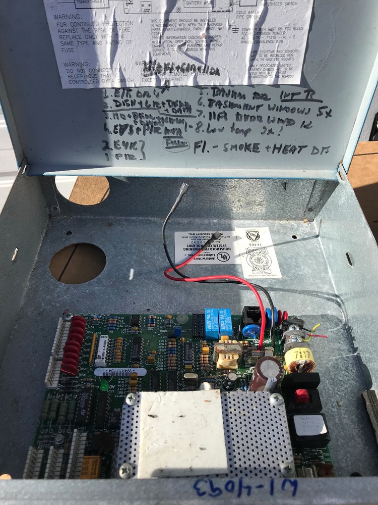 Westec MS4000 Alarm Panel