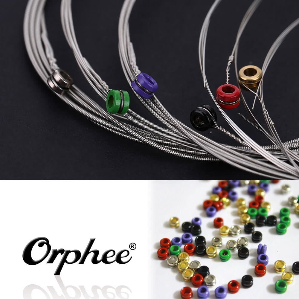 5 Sets Orphee Electric Guitar Strings Nickel Plated Super Light 6Pcs/set