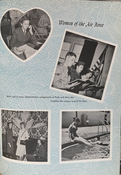 Parks Air Force Base 1955 Yearbook Dublin CA Flights 231 thru 238 Basic Training