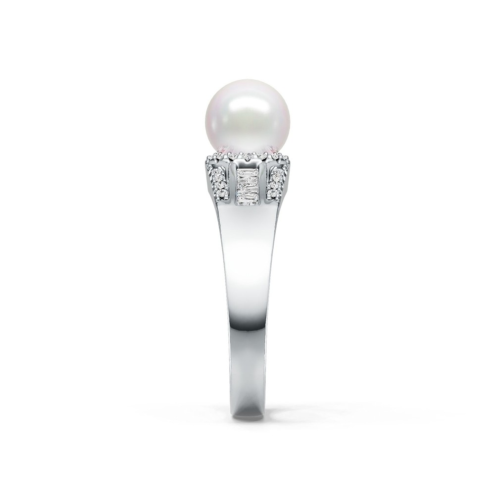 Sterling Silver Semi Mount Ring Setting Round RD 8x8mm