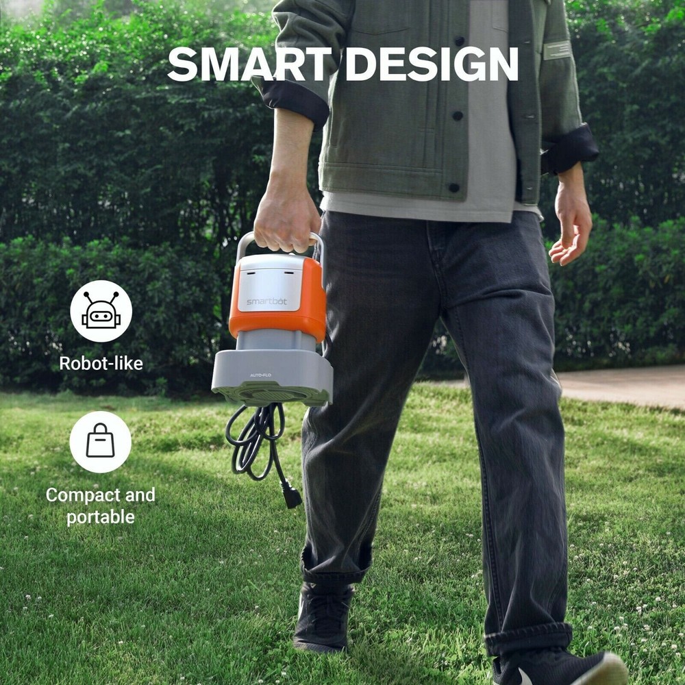 Smartbot Submersible Utility Pump, 1/2 HP, 2800 GPH, Automatic Switch, Auto-Flo
