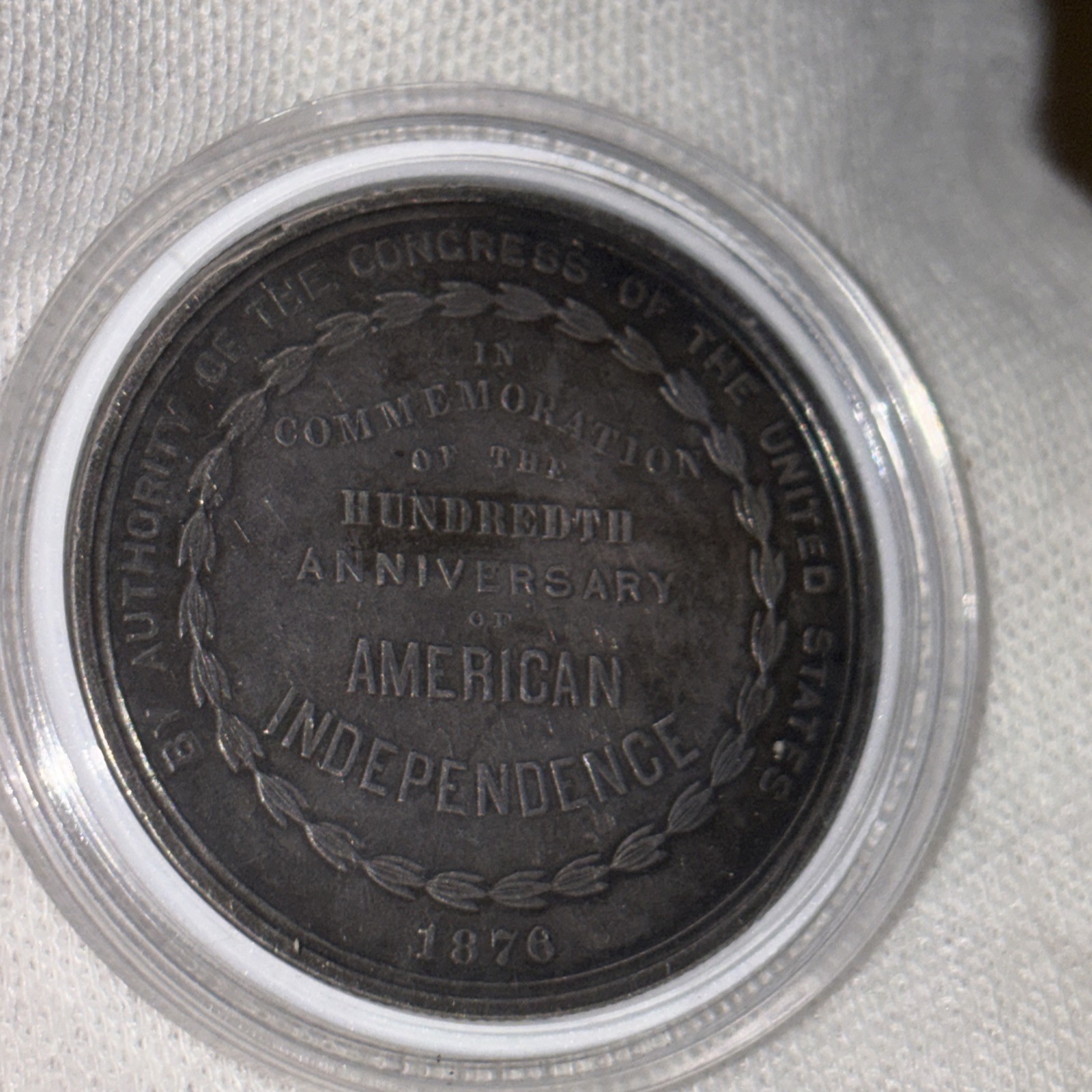 HK-20, 1876 U. S. Centennial Exposition Official Medal, Silver