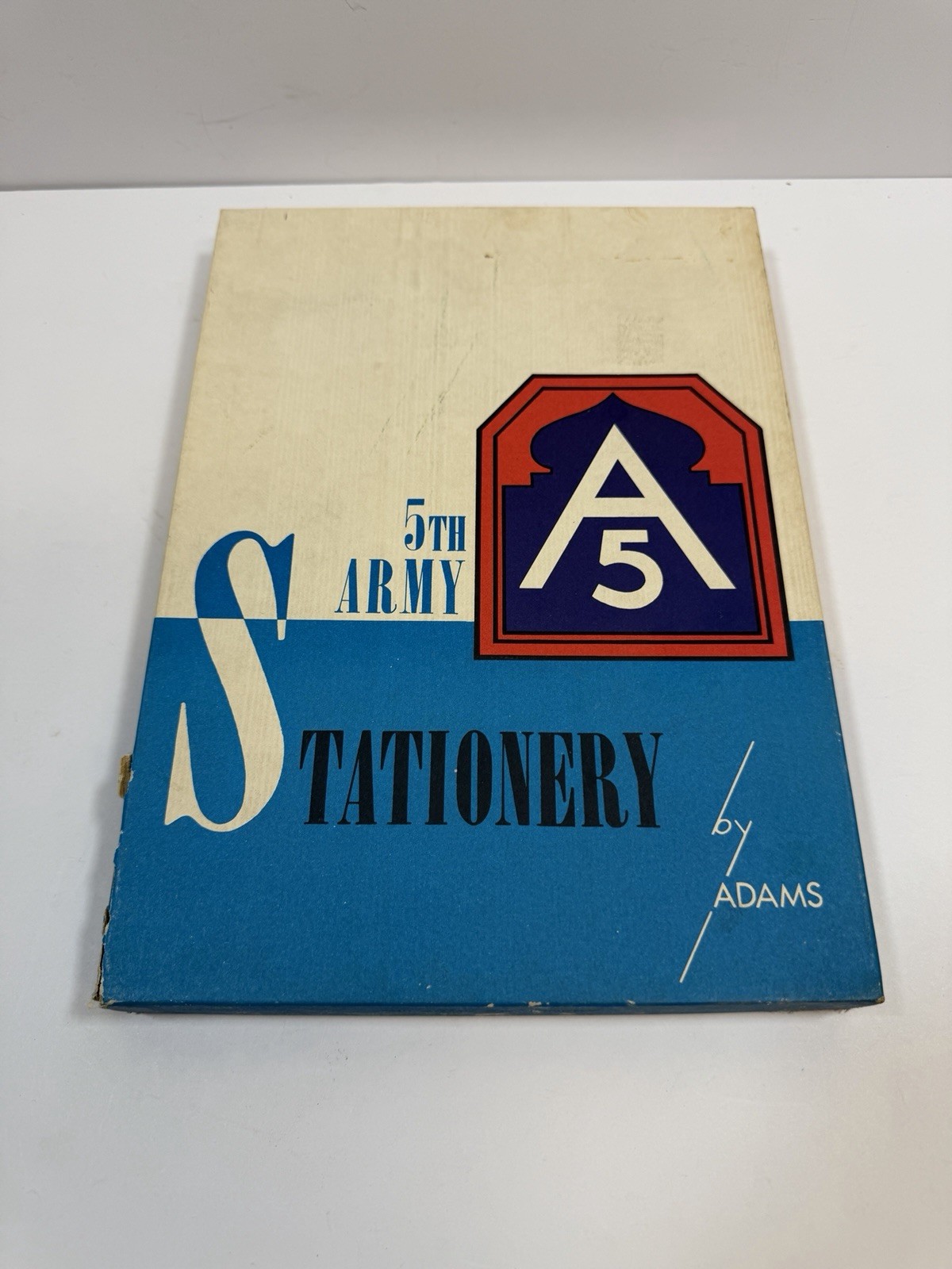 Vintage WW2 5th Army NOS Stationery Set Fort Leonard Wood Missouri NOS Boxed #1