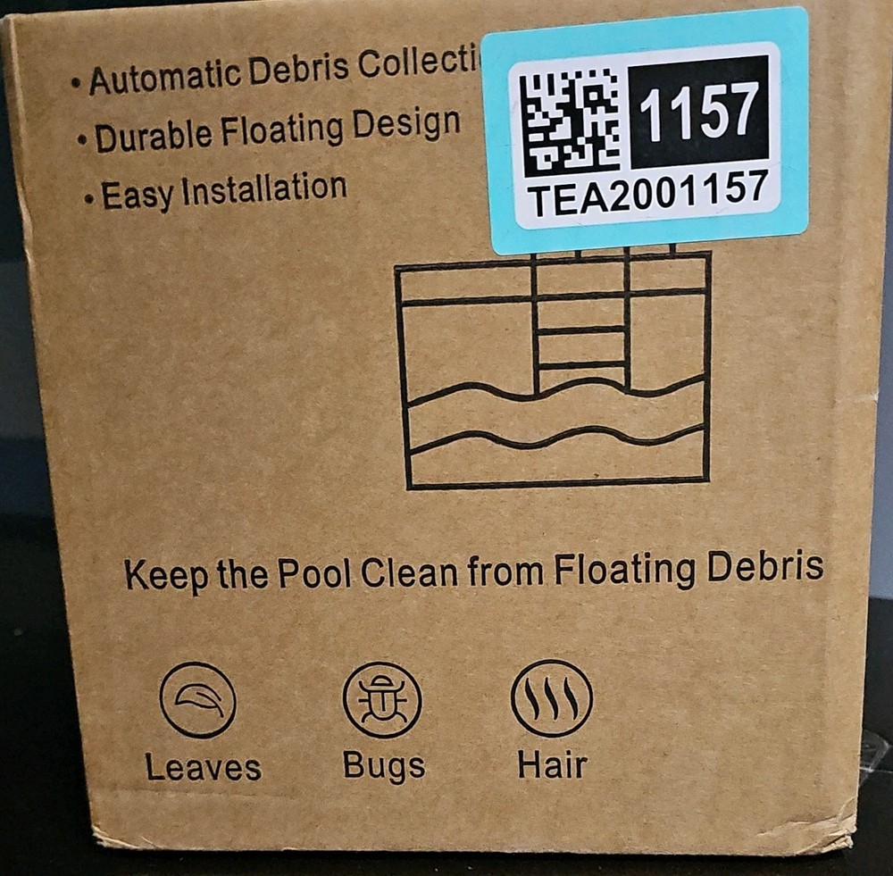 GANDONE Surface Skimmer Automatic Floating Pool Cleaner Easy Installation