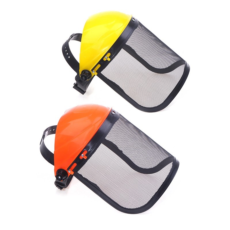 Adjustable Net Visor Protective Mask for Trimmer Lawnmower