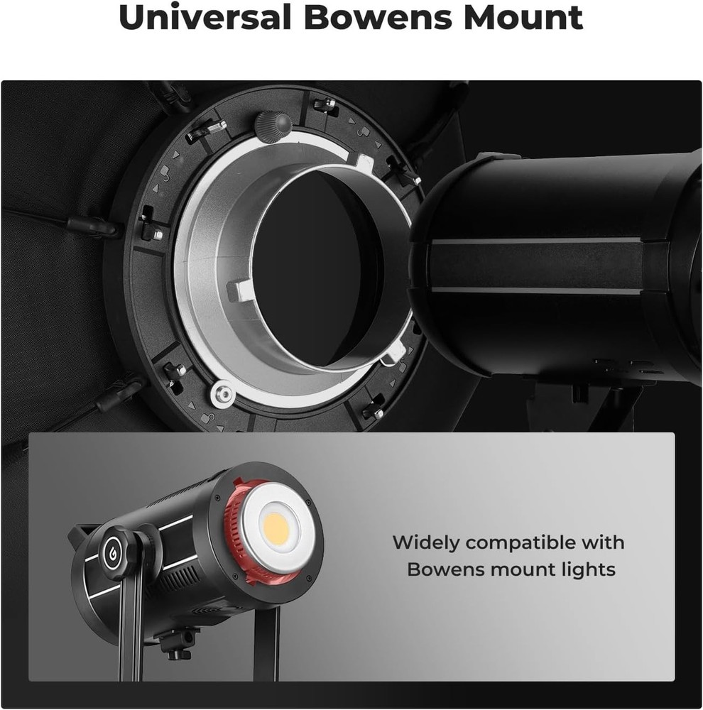 35''/90cm Octagonal Softbox, Quick Release Bowens Mount Softbox with Honeycom...