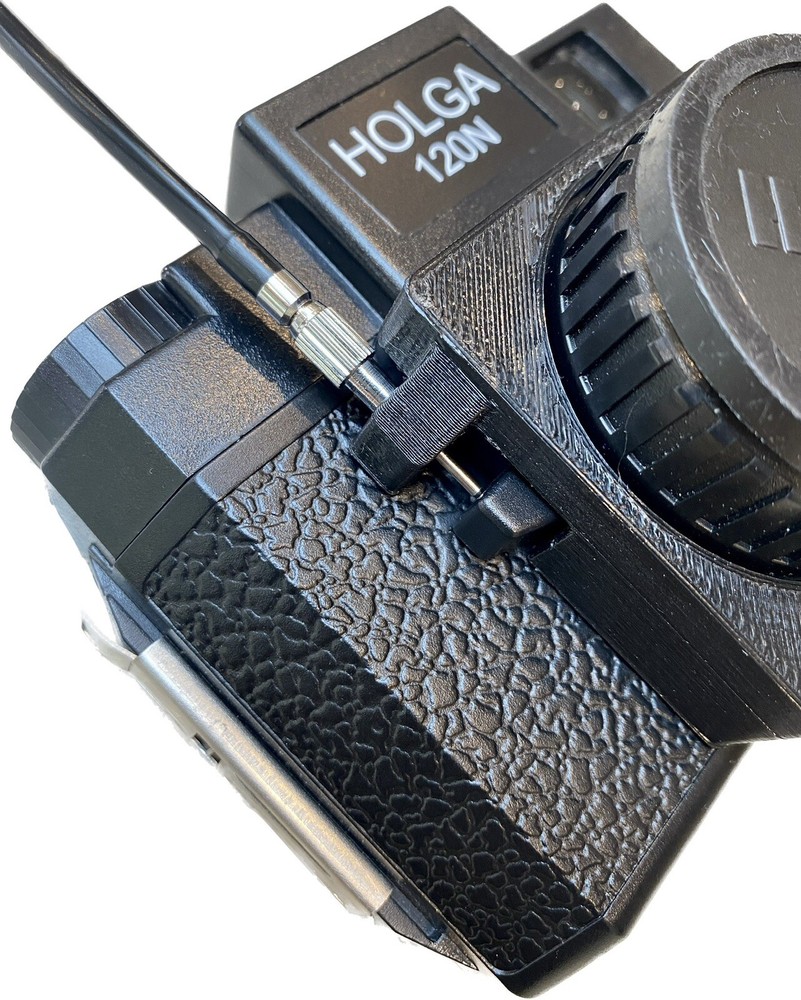 Shutter Release Cable Adapter & Button Extender for Holga 120 Camera