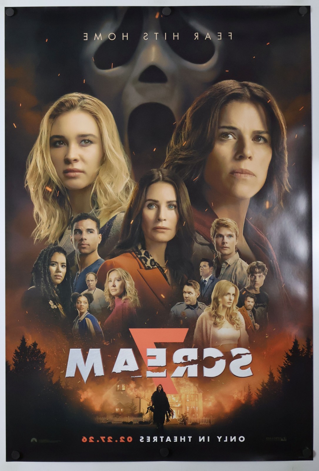 Scream 7 - original DS movie poster D/S 27x40 US 2026 - Set - Smokin hot deal!