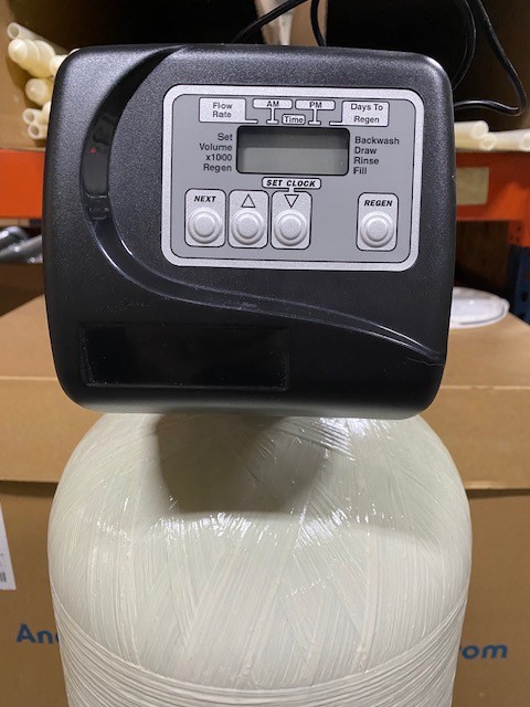 Clack WS1EE Electronic Metered Softener Control Valve with bypass and til kit