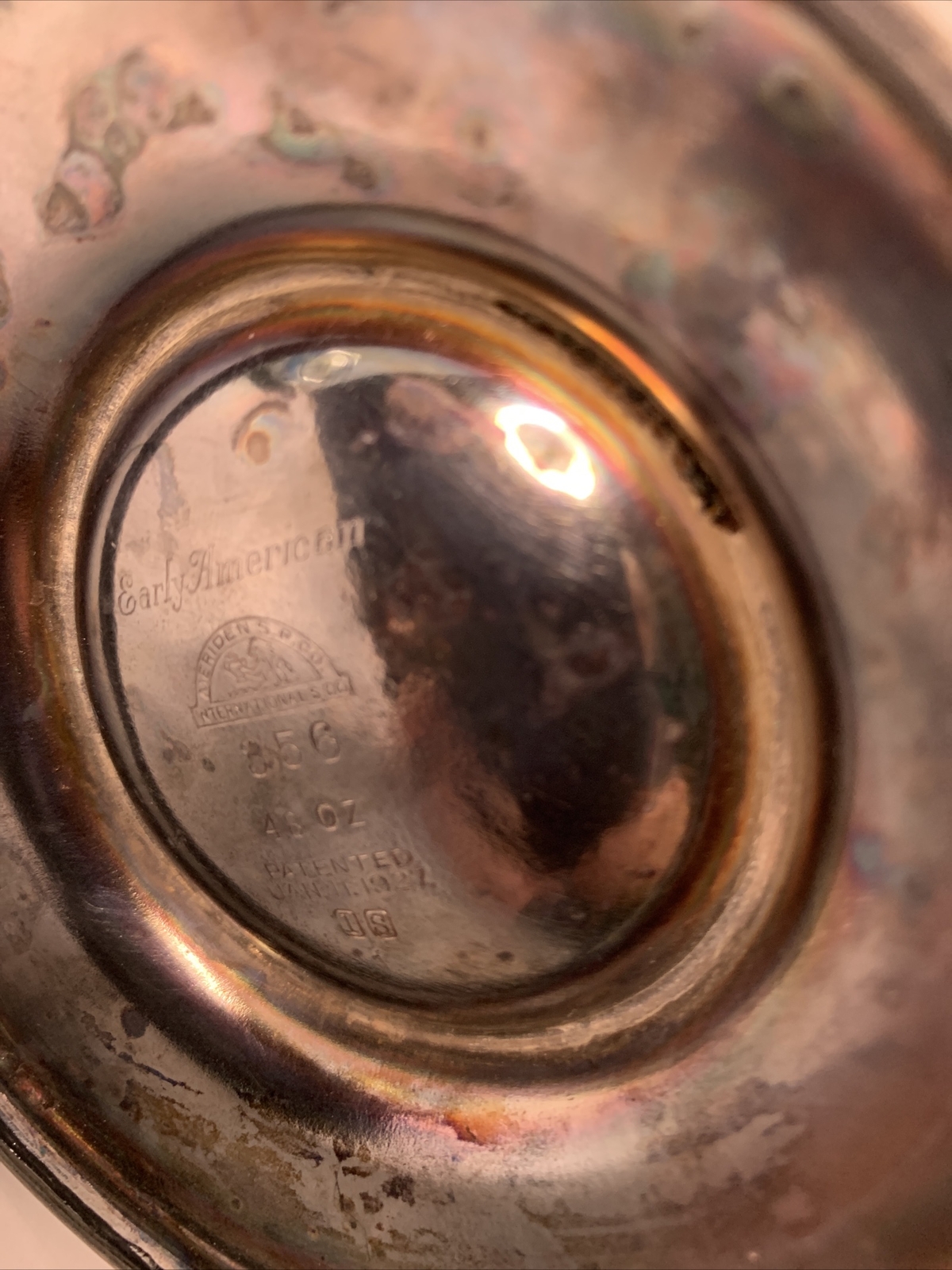 Antique 1920”s Early American Meriden Cocktail Shaker