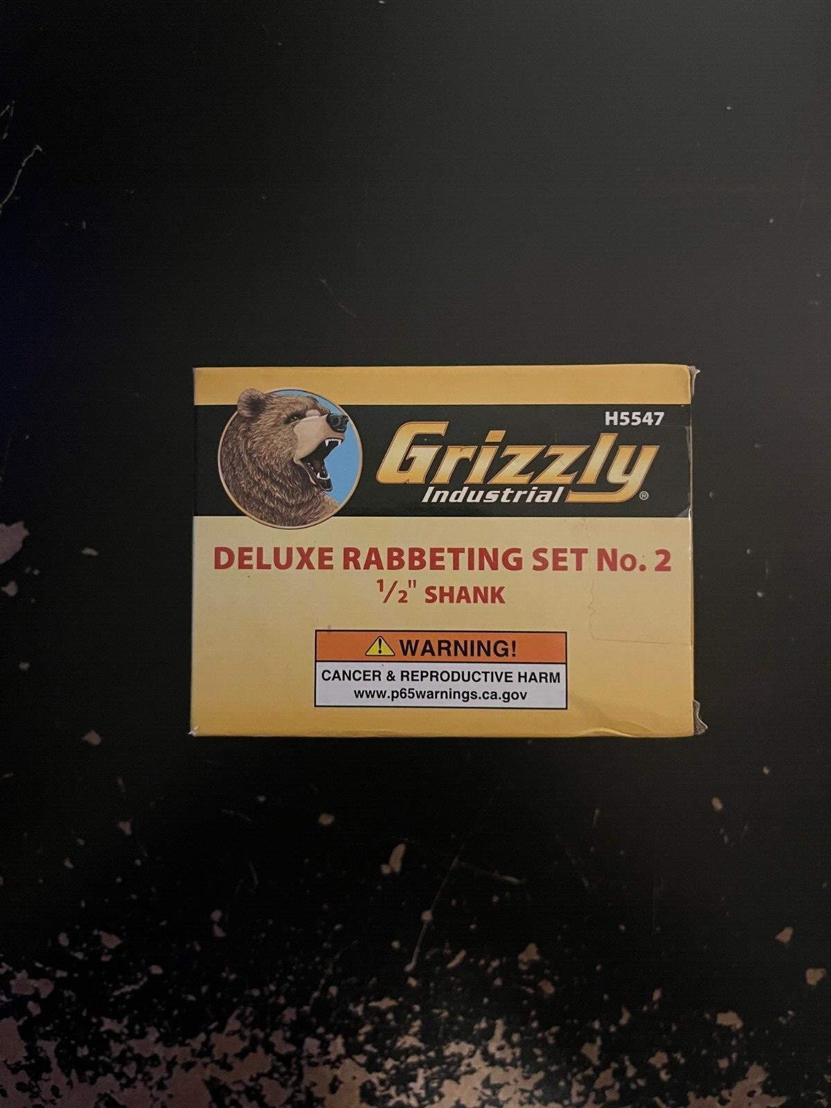 Deluxe Rabbeting Set 2, 1/2" Shank, Grizzly H5547 BRAND NEW