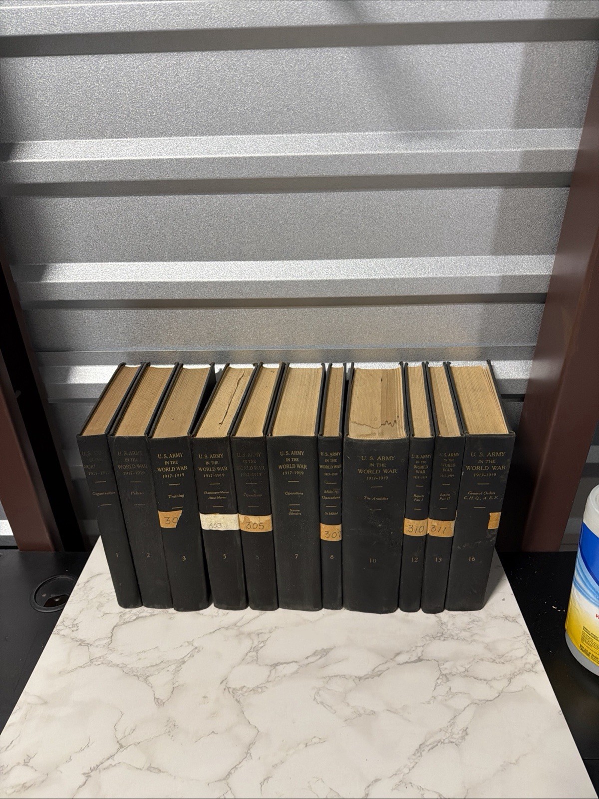 U.S. Army in the World War 1917–1919 — official volumes