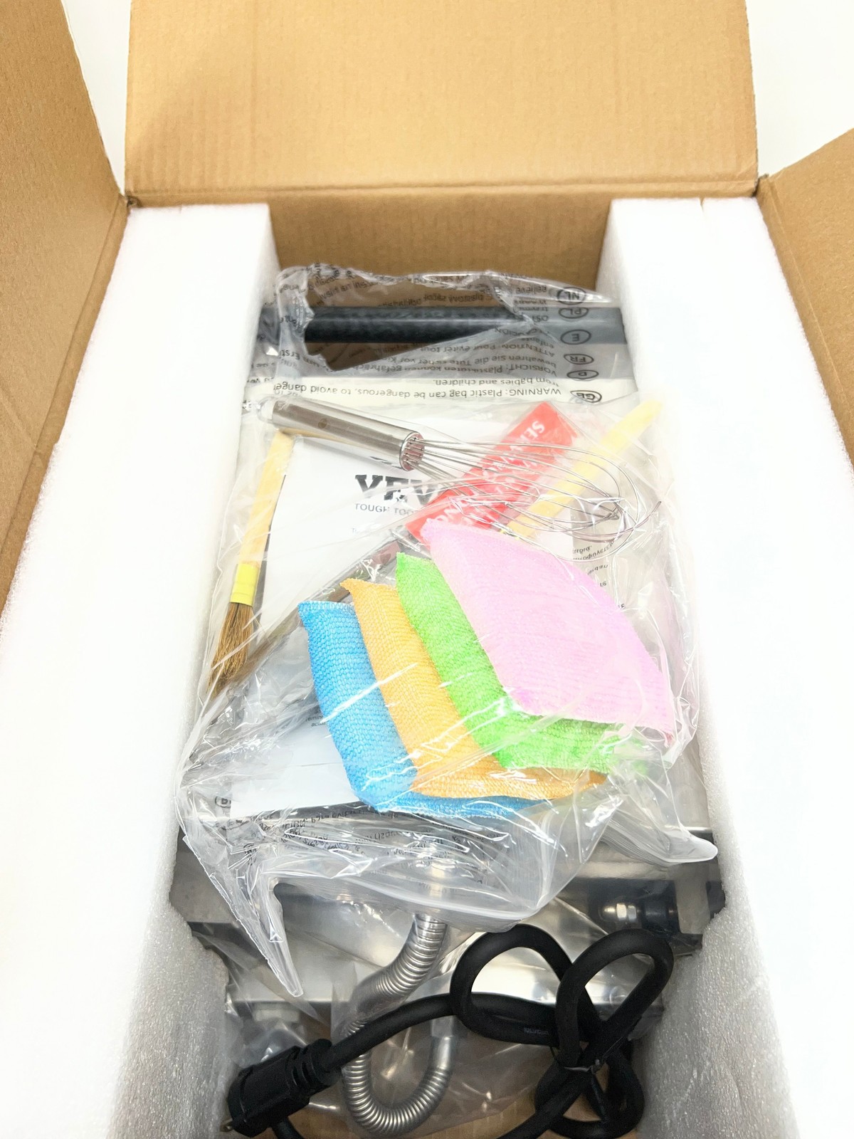 Vevor Mini Pancake Maker Machine 1700-Watt Commercial HFBJ25KSXBXSB0001V1