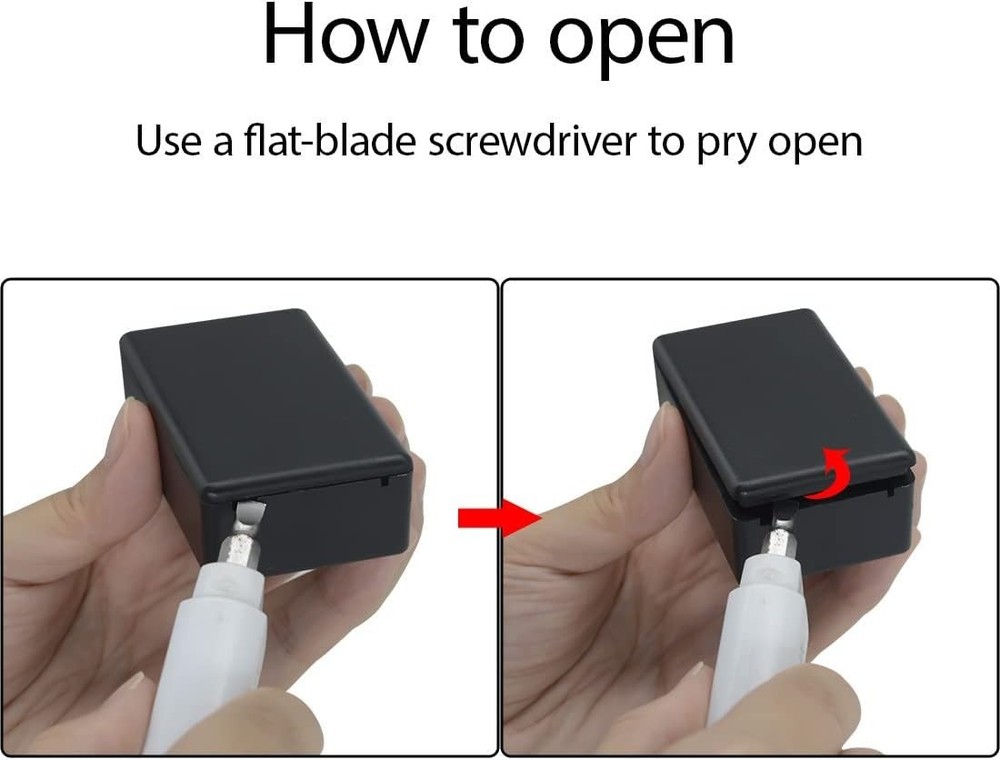 Project Box 10 Pieces ABS Plastic Electrical Project Case Small Junction Box ...