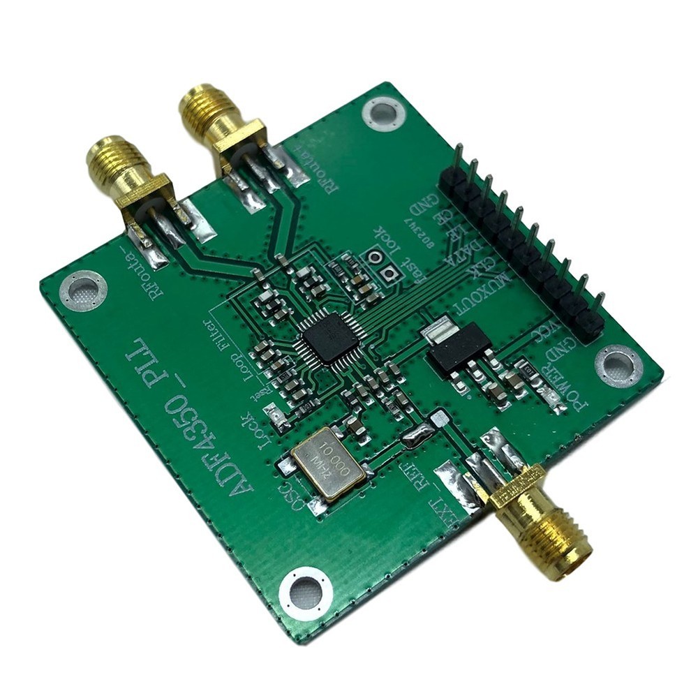 Low Phase Noise ADF4350 RF Signal Source Module for Precision Applications