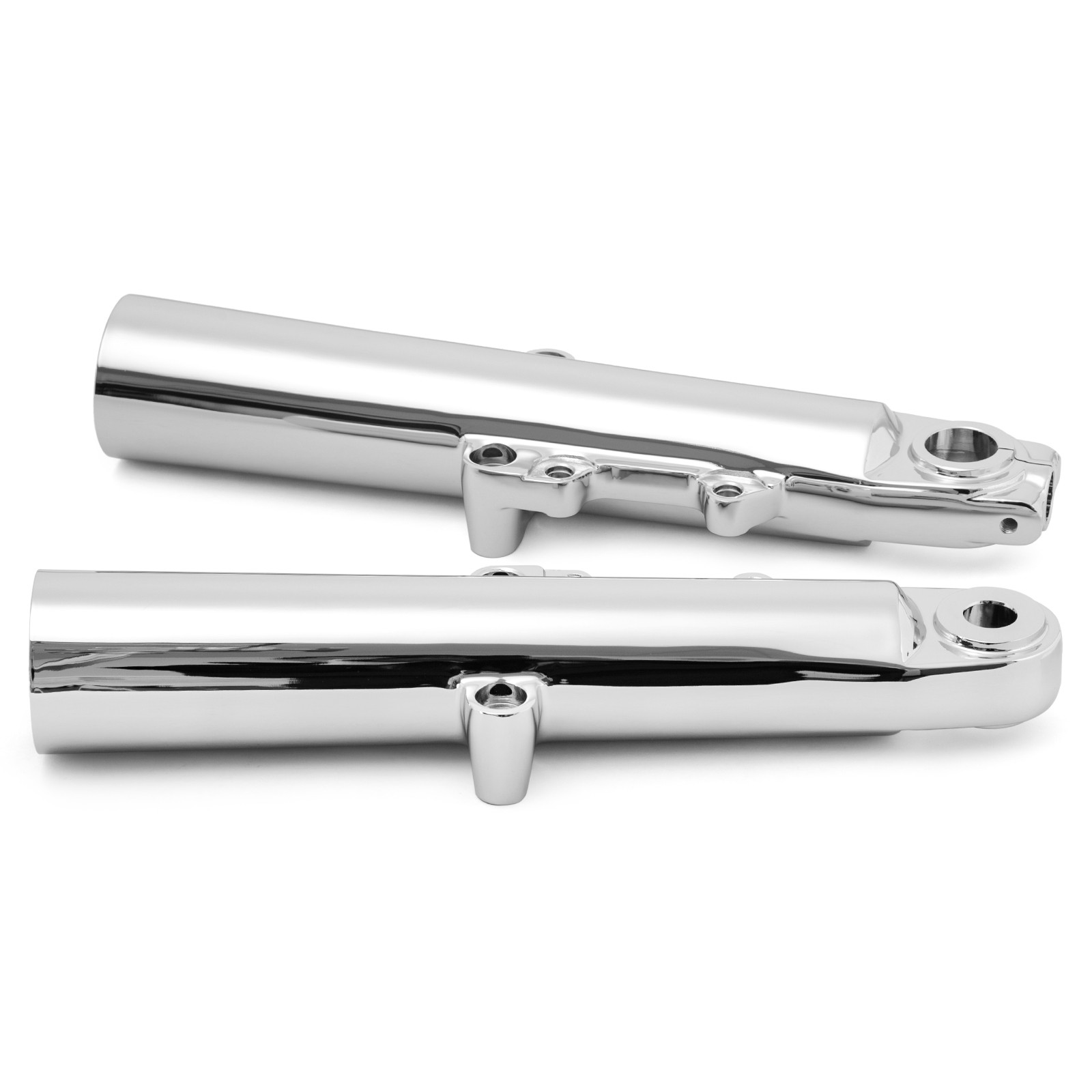 Chrome Fork Sliders Lower Legs for Harley Touring Street Electra Glide 2014-2023