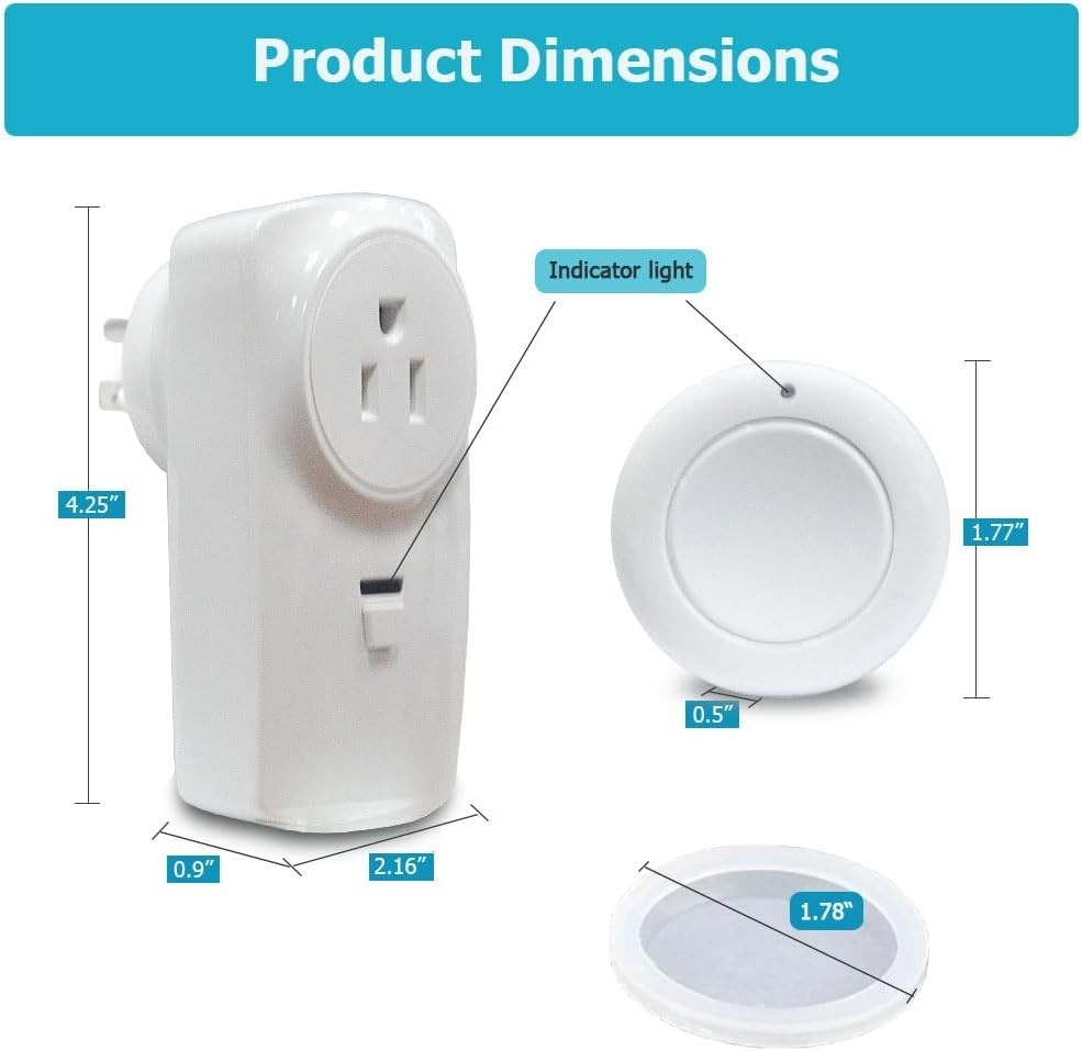 Remote Control Garbage Disposal Switch - Wireless, No Wiring Needed, Easy Setup