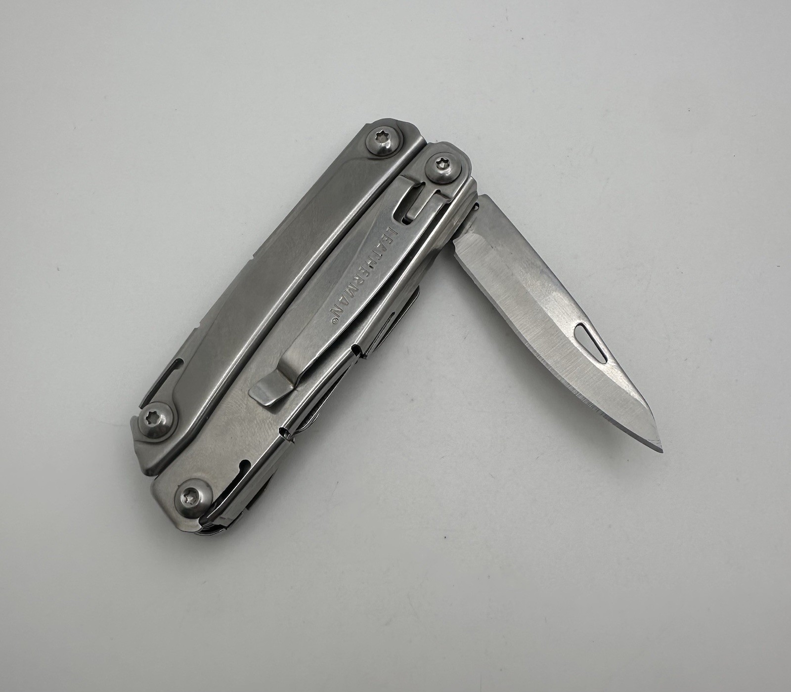 Lot Of 3 Leatherman Stainless Multi Tools Wingman Sidekick And Rev Great Shape