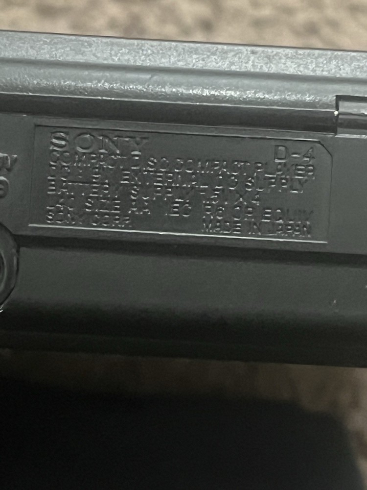 Sony Compact Disc Player D-4 Untested