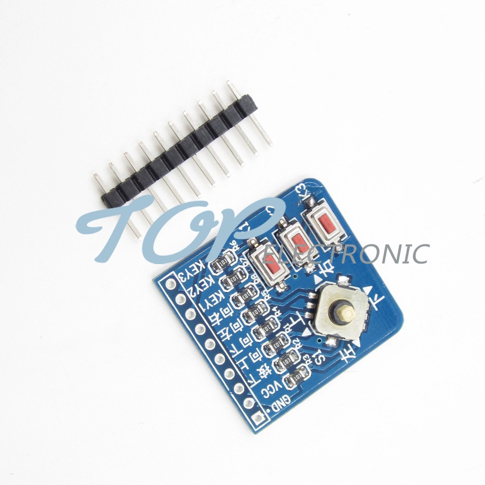 2PCS Navigation Button Module 5 Direction Key Keyboard Module Microcontroller