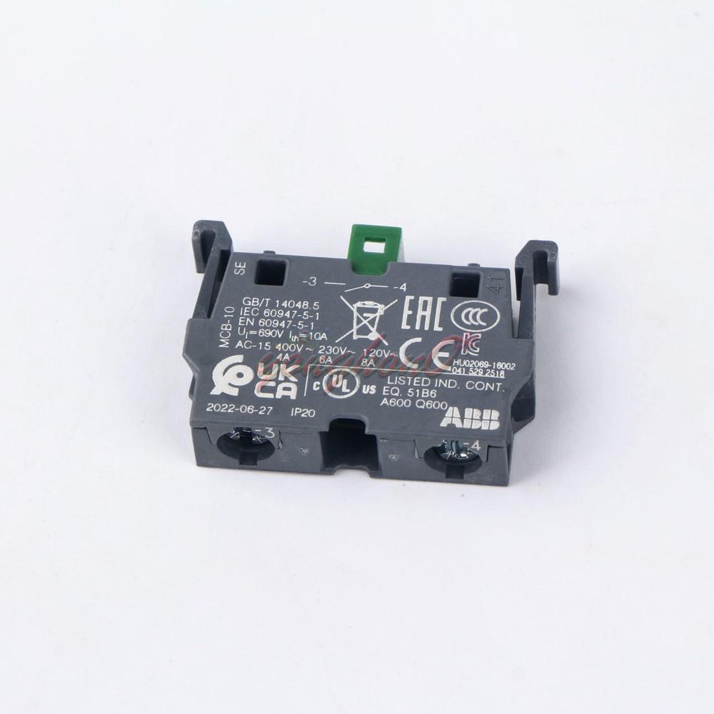 1Pcs ABB Control Joystick Switch MJS6-40B with 4 MCB-10 Contacts Reset Type NEW