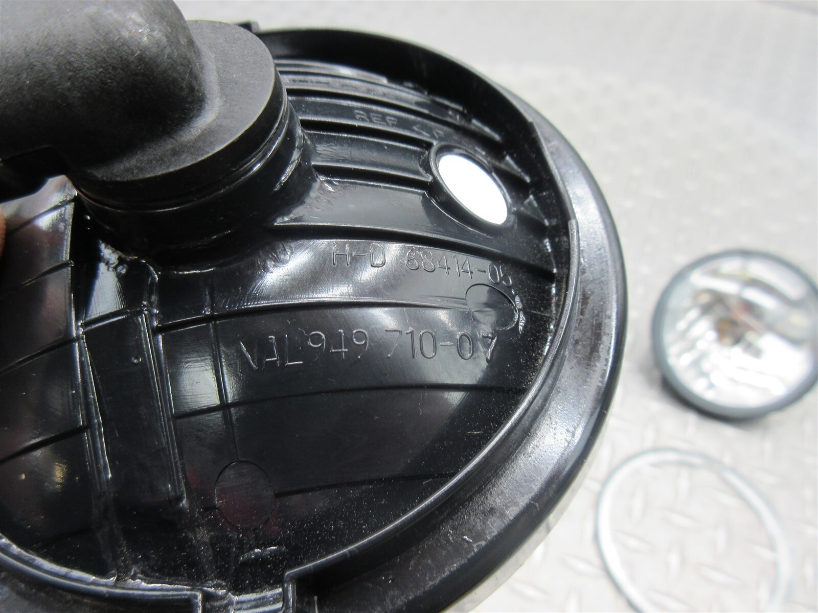 2008 Harley Davidson Road King Classic FLHRC Auxiliary Front Lights Lamps OEM