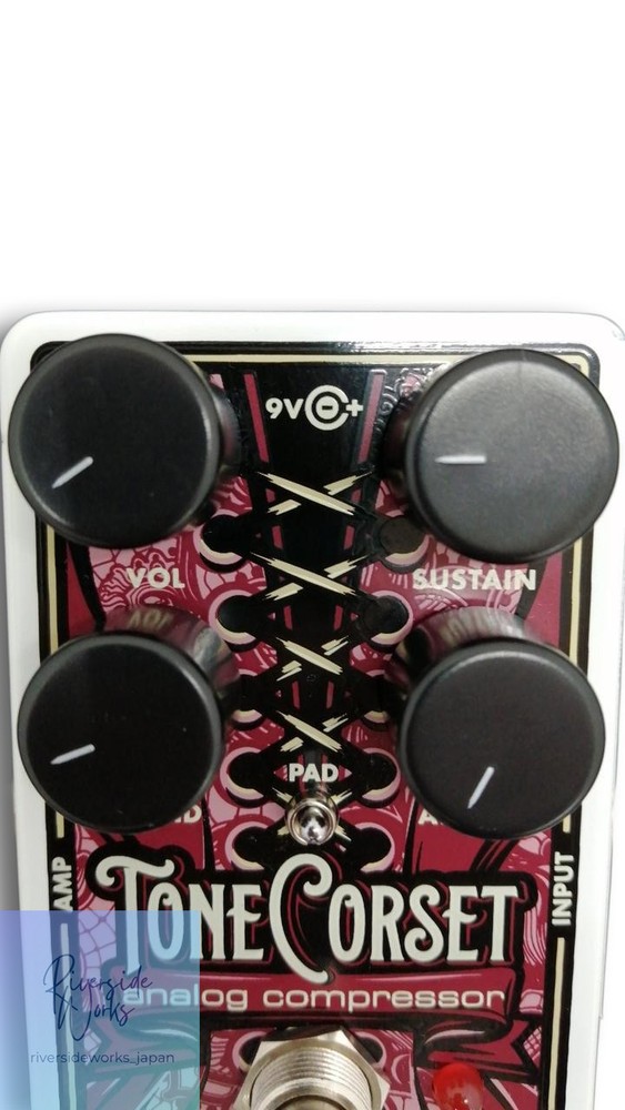 ELECTRO HARMONIX TONECORSET Compressor Effect Pedal