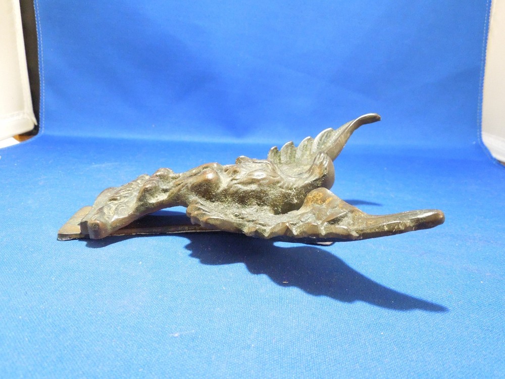 Vintage Cast Iron Metal Eagle Decorative Door Knocker Knock with Eagle