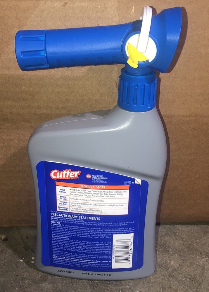 Cutter Backyard Bug Control Spray Concentrate, 5K Sq Ft Coverage