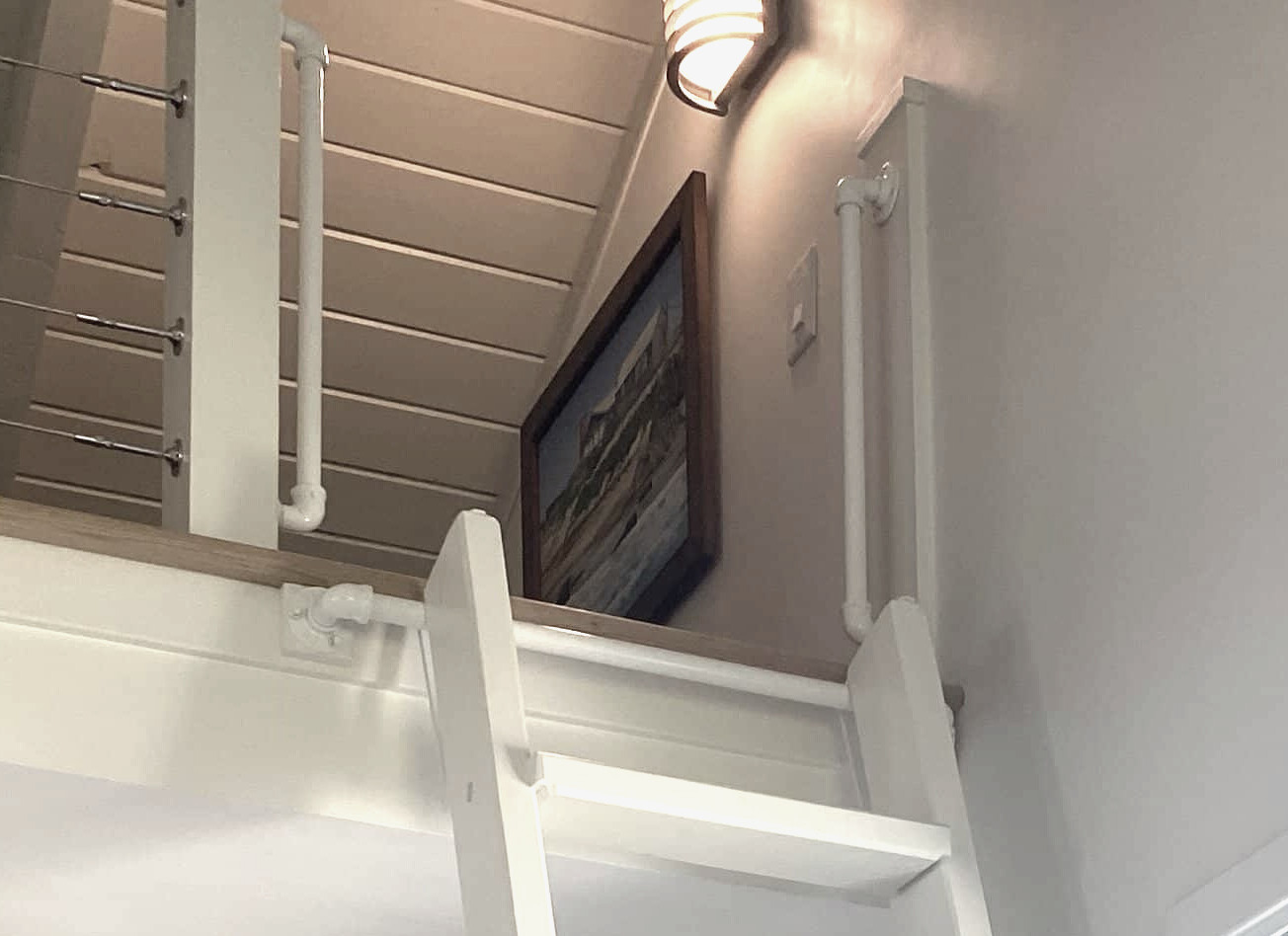 Ladder Hardware Kit - MAKES YOUR LADDER STAND UP! Library Loft Cabin