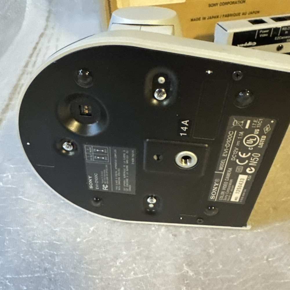 SONY EVI-D100C CAMERA, VADDIO EZCAMERA, REMOTE, QUICK CONNECT BOX￼