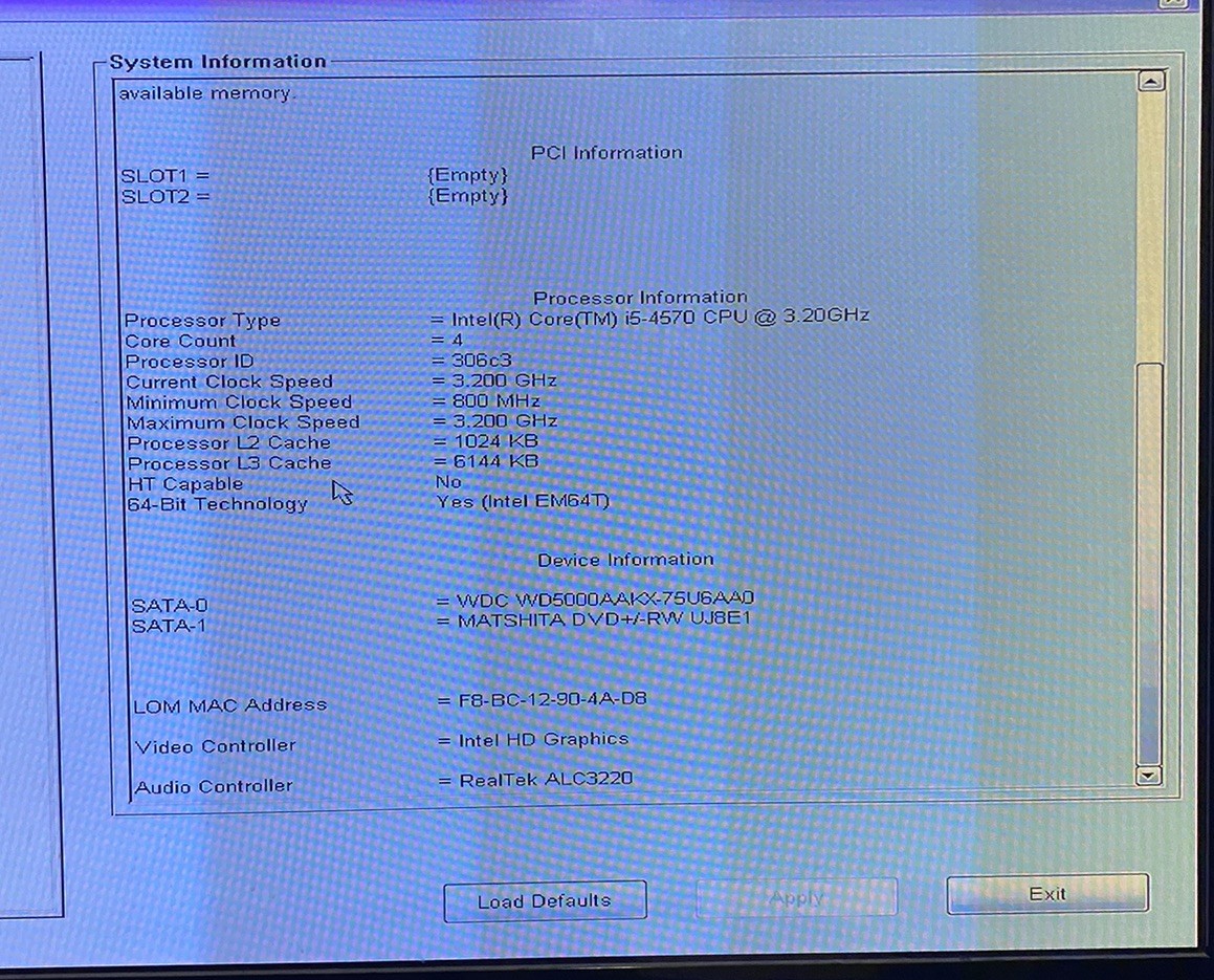 Dell Optiplex 3020 Core i5-4570 3.20GHz 500GB Hdd 8GB RAM Desktop No OS - TESTED