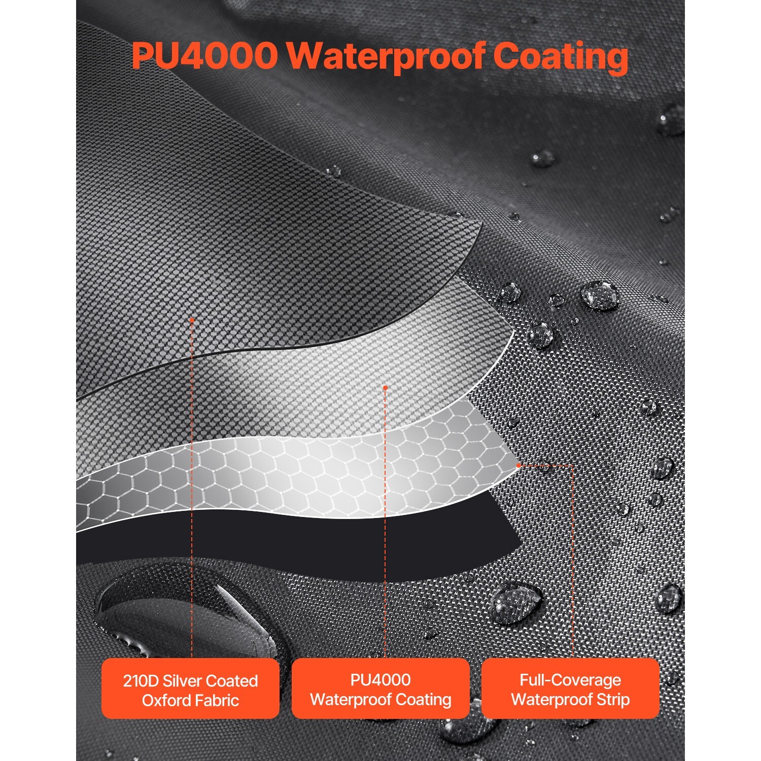 Outdoor Bike Storage Tent Fan-Shaped Dual-Door Bike Tent Shed for 4 to 5 Bikes