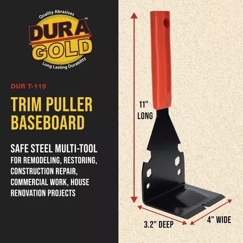 DuraGold Trim Puller Remover Rubber Handle Trim Removal Tool